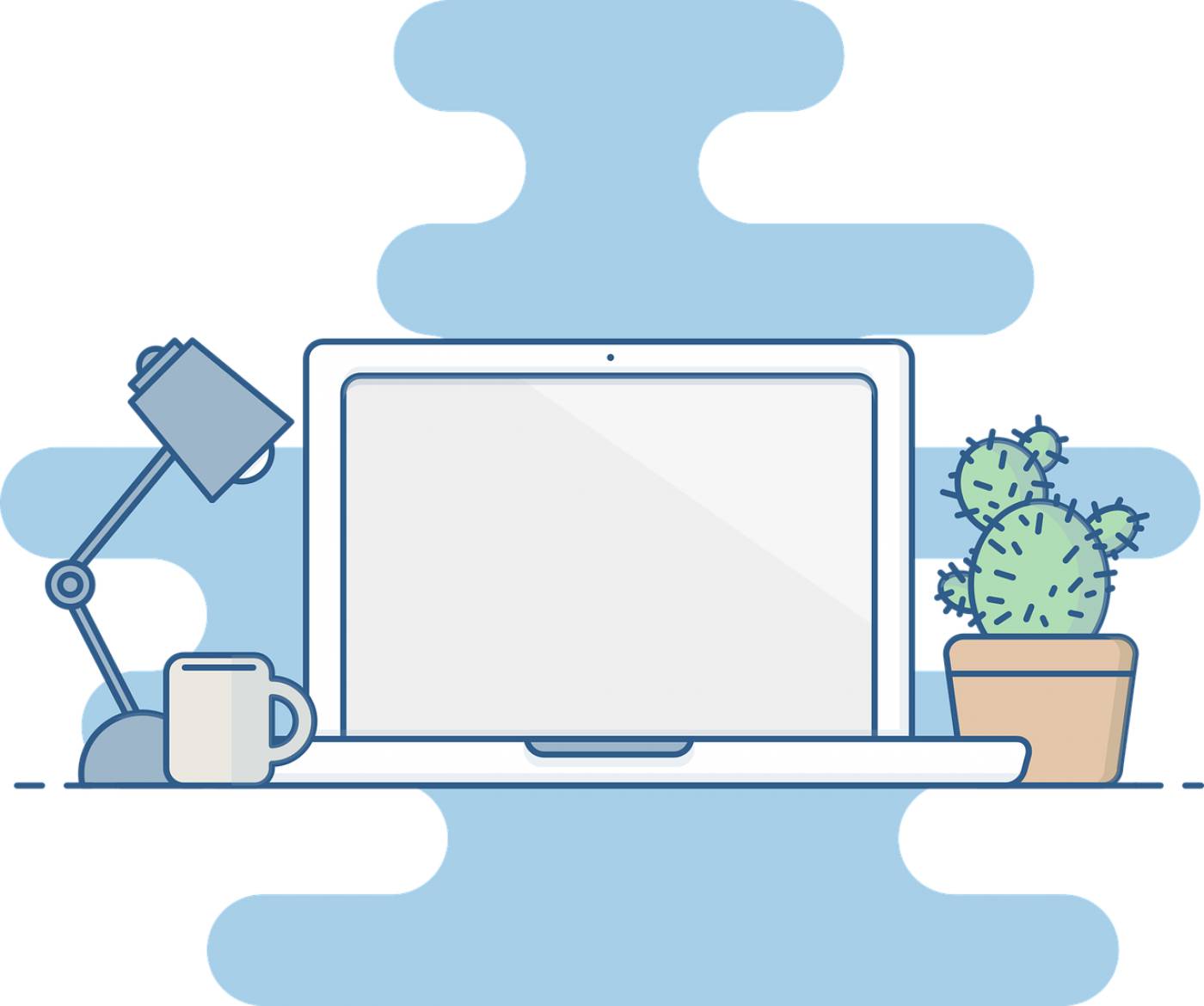laptop computer portable pc  svg vector