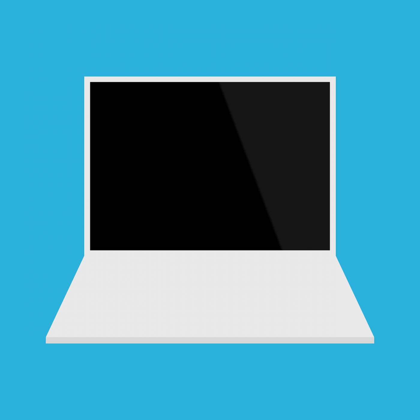 laptop notebook technology computer  svg vector