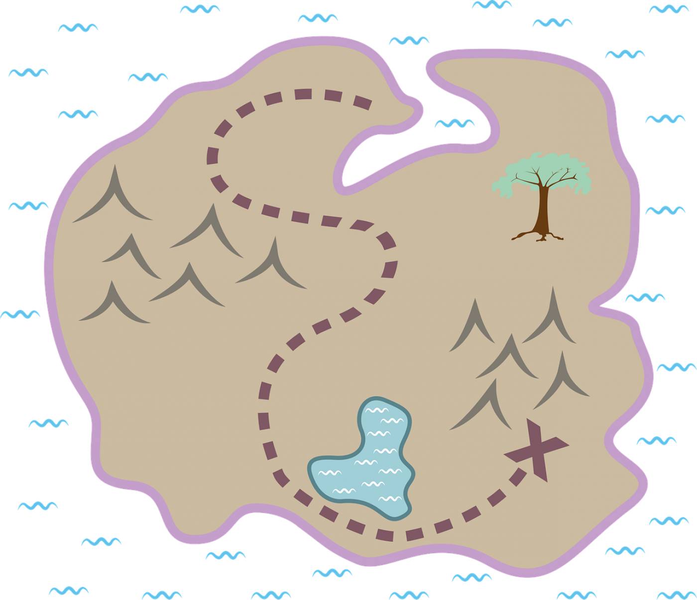 map island treasure map path  svg vector