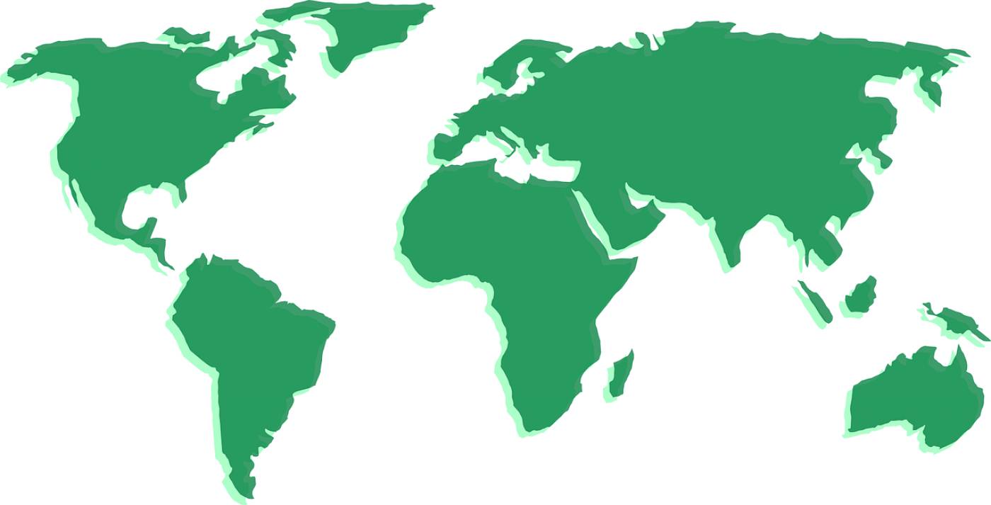 map world continents geography  svg vector