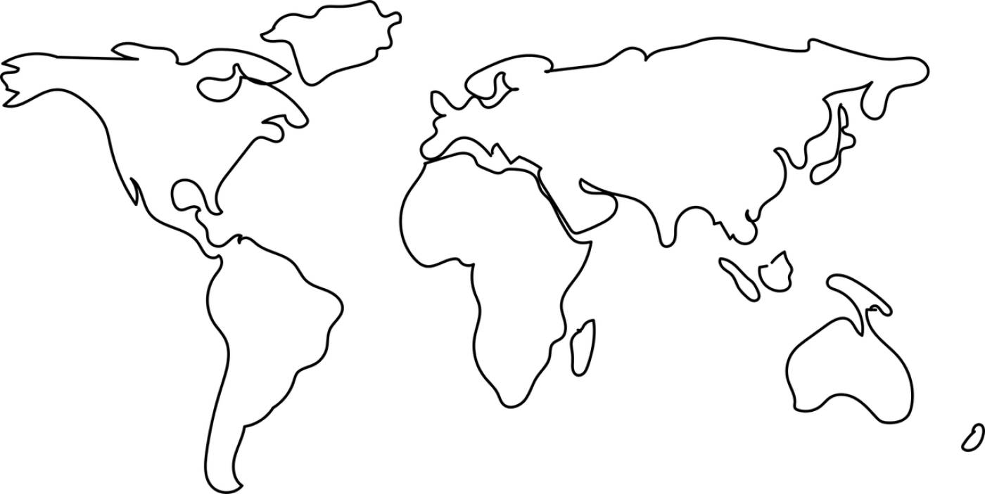 map world mundi earth continents  svg vector