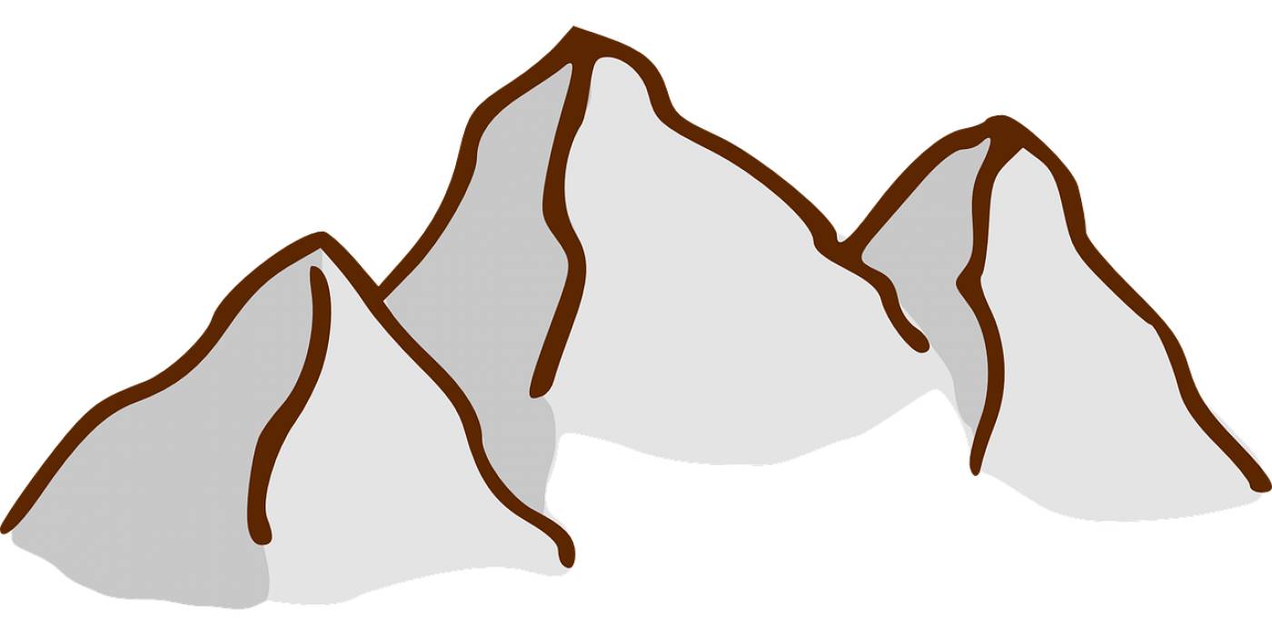 mountain mountain range peak rock  svg vector