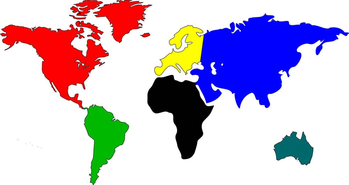 planet earth geography map world  svg vector