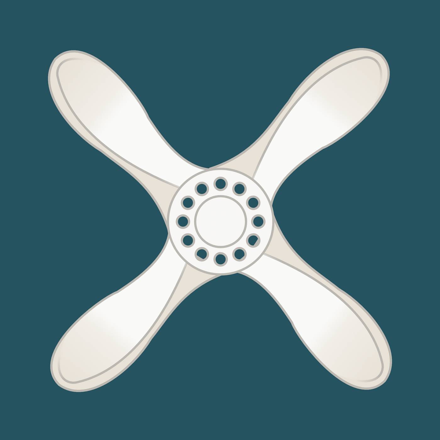 propeller blades fan  svg vector