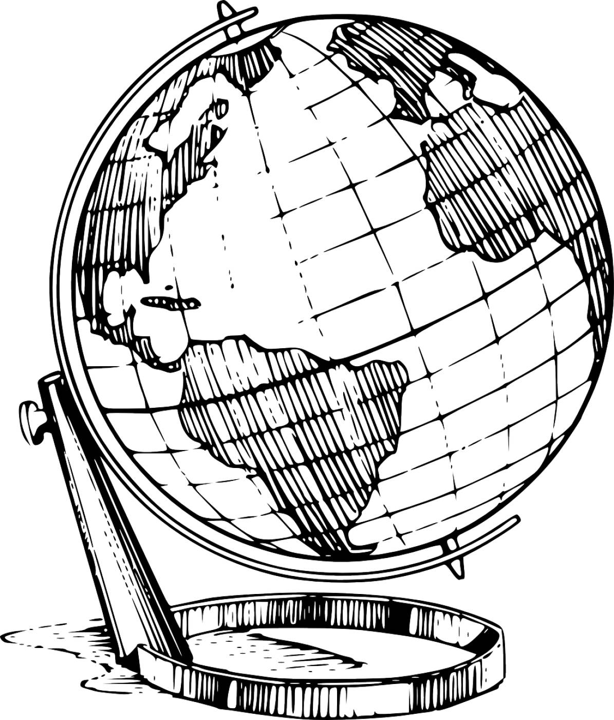 terrestrial globe earth globe world  svg vector