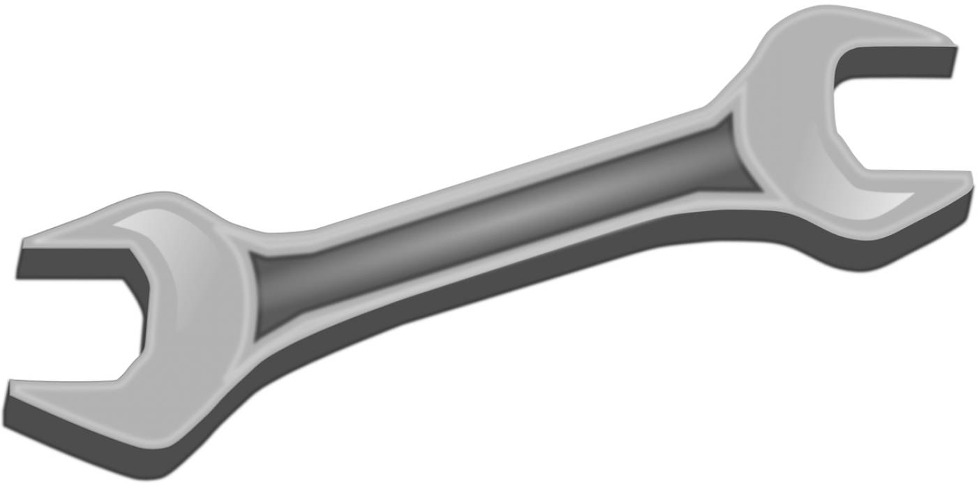 tool wrench metal metallic  svg vector