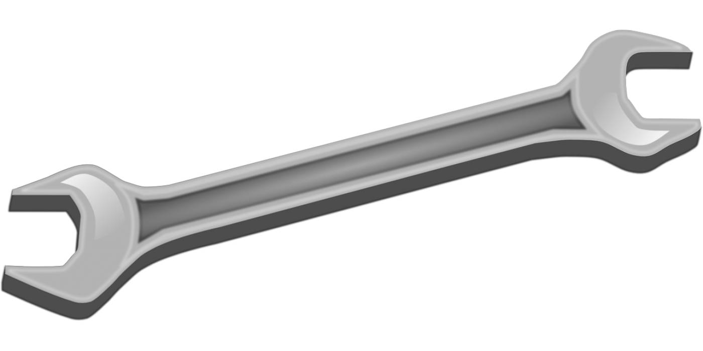 tool wrench screw wrench  svg vector
