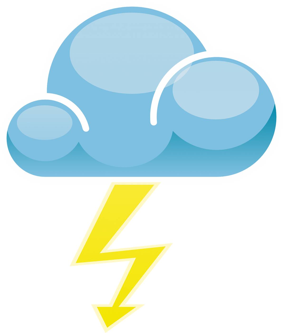 weather cloud lightning meteorology  svg vector