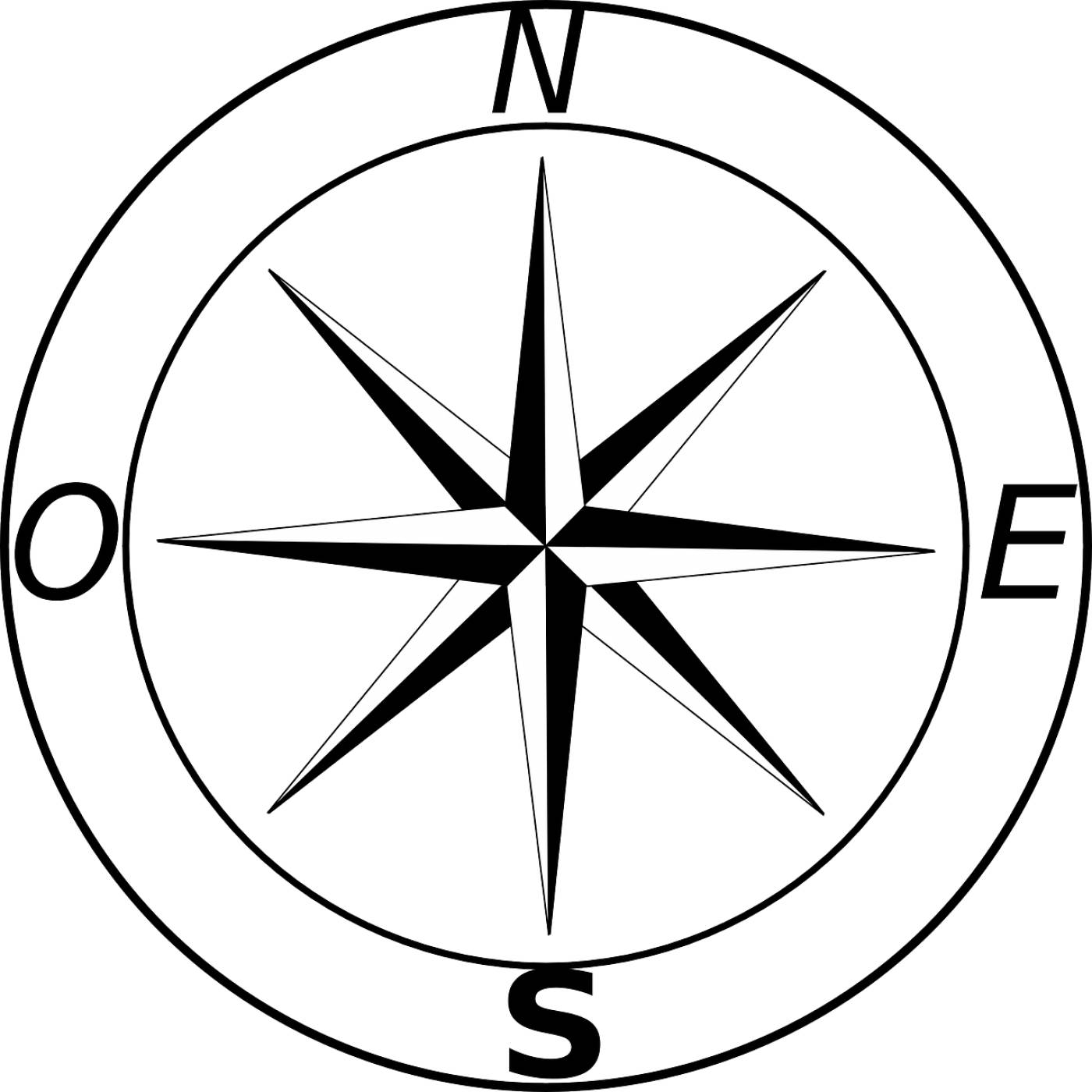 wind rose compass rose cartography  svg vector
