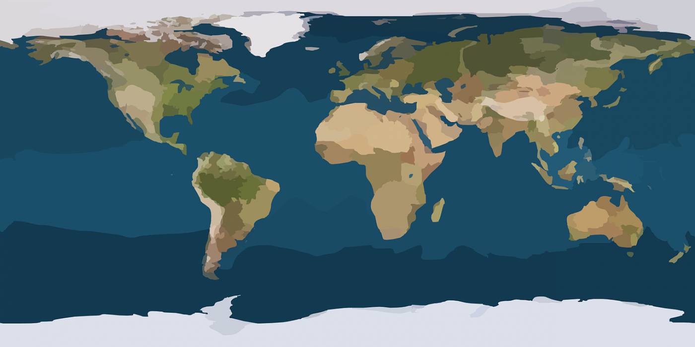 world globe earth continents  svg vector