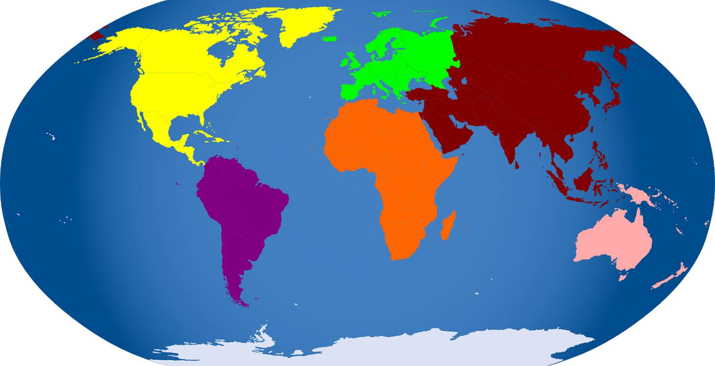 world map continents africa  svg vector
