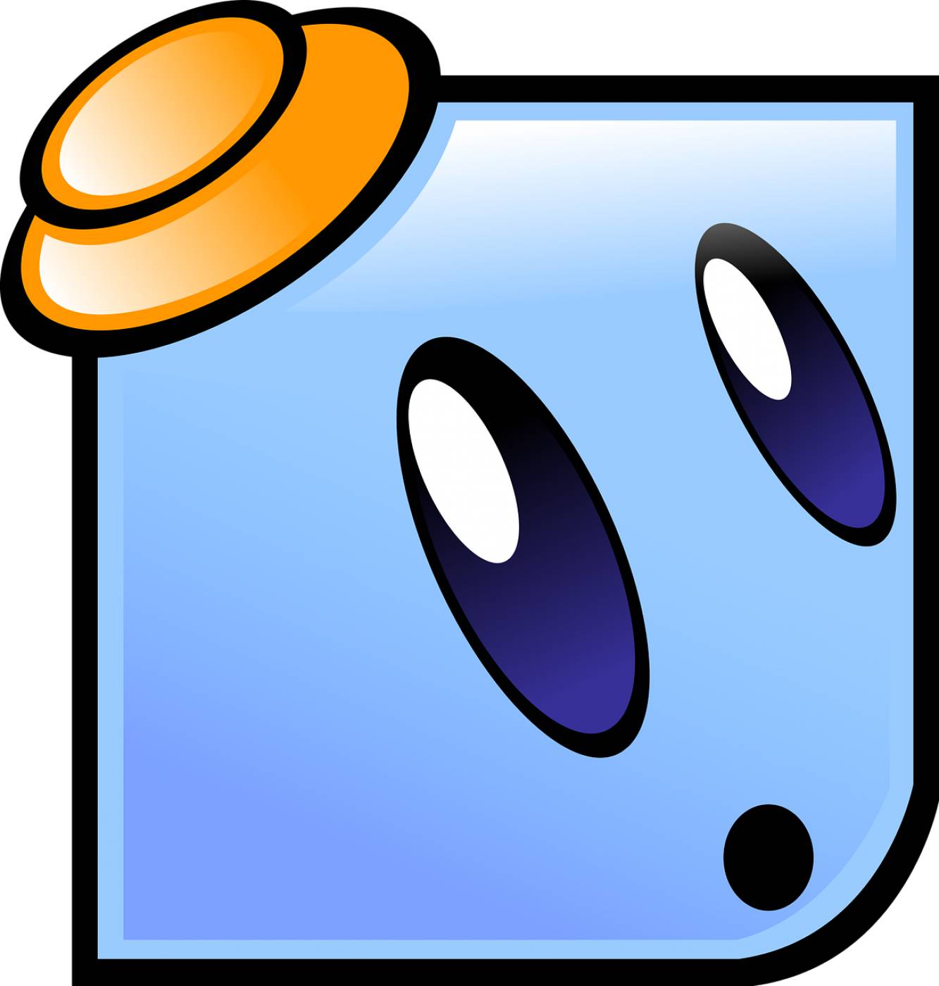 amazed robot smiley surprised  svg vector