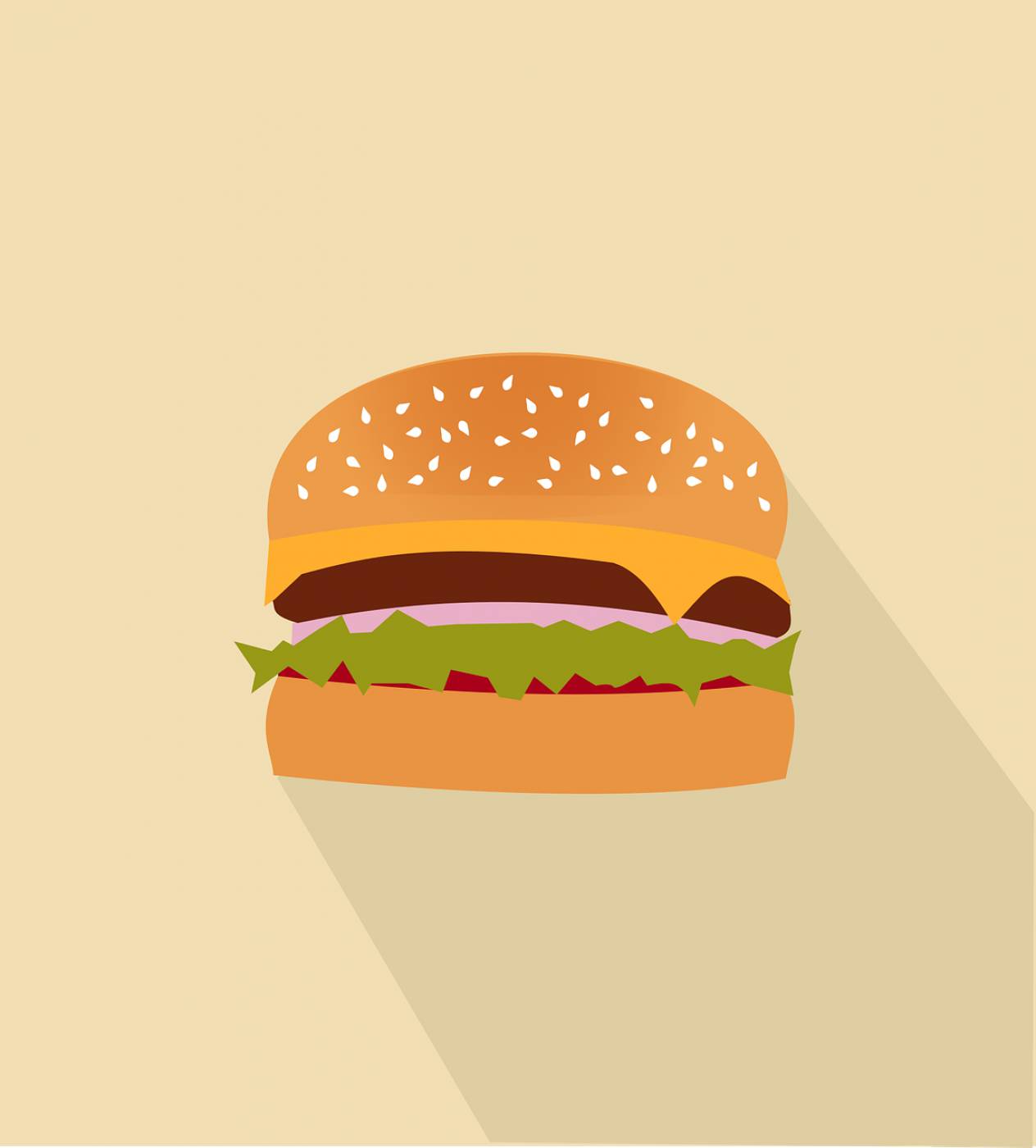 beef burger fast food food  svg vector