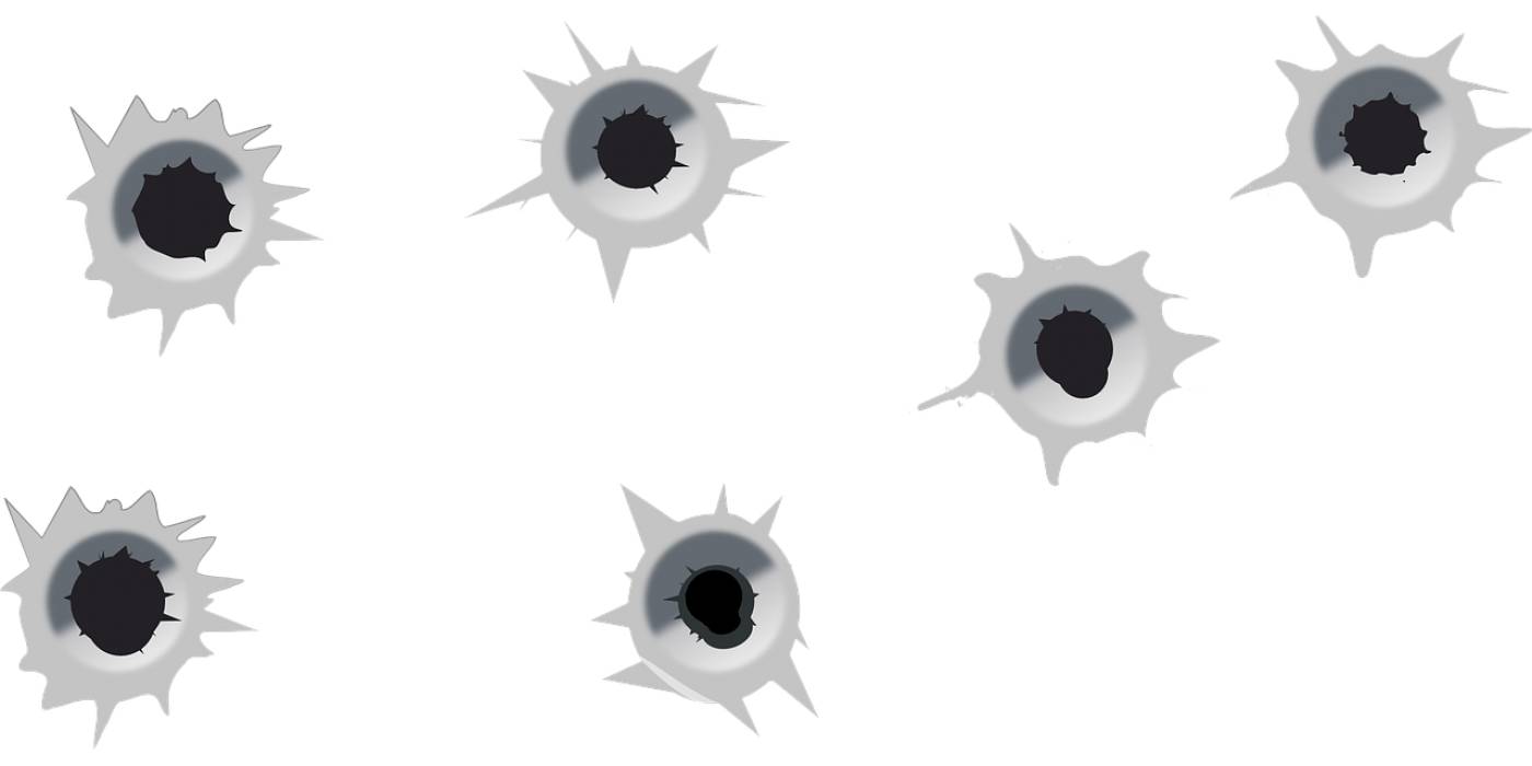 bullet holes target shooting gunshot  svg vector
