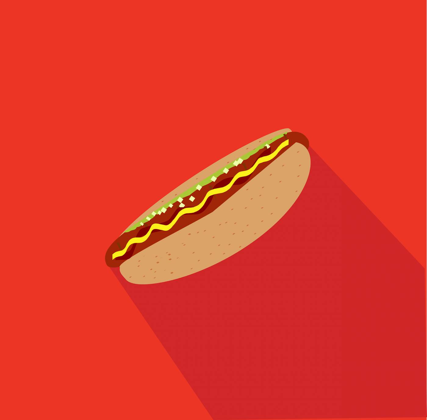 buns fast food icon mustard  svg vector