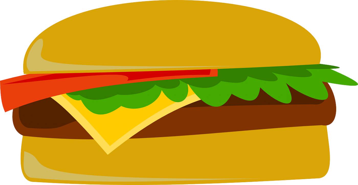 burger hamburger fast food  svg vector