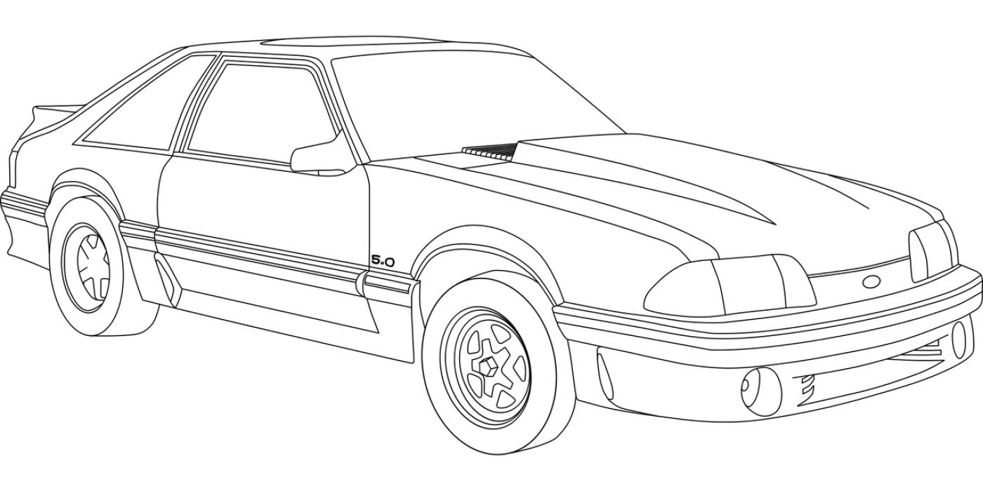 car ford gt mustang  svg vector