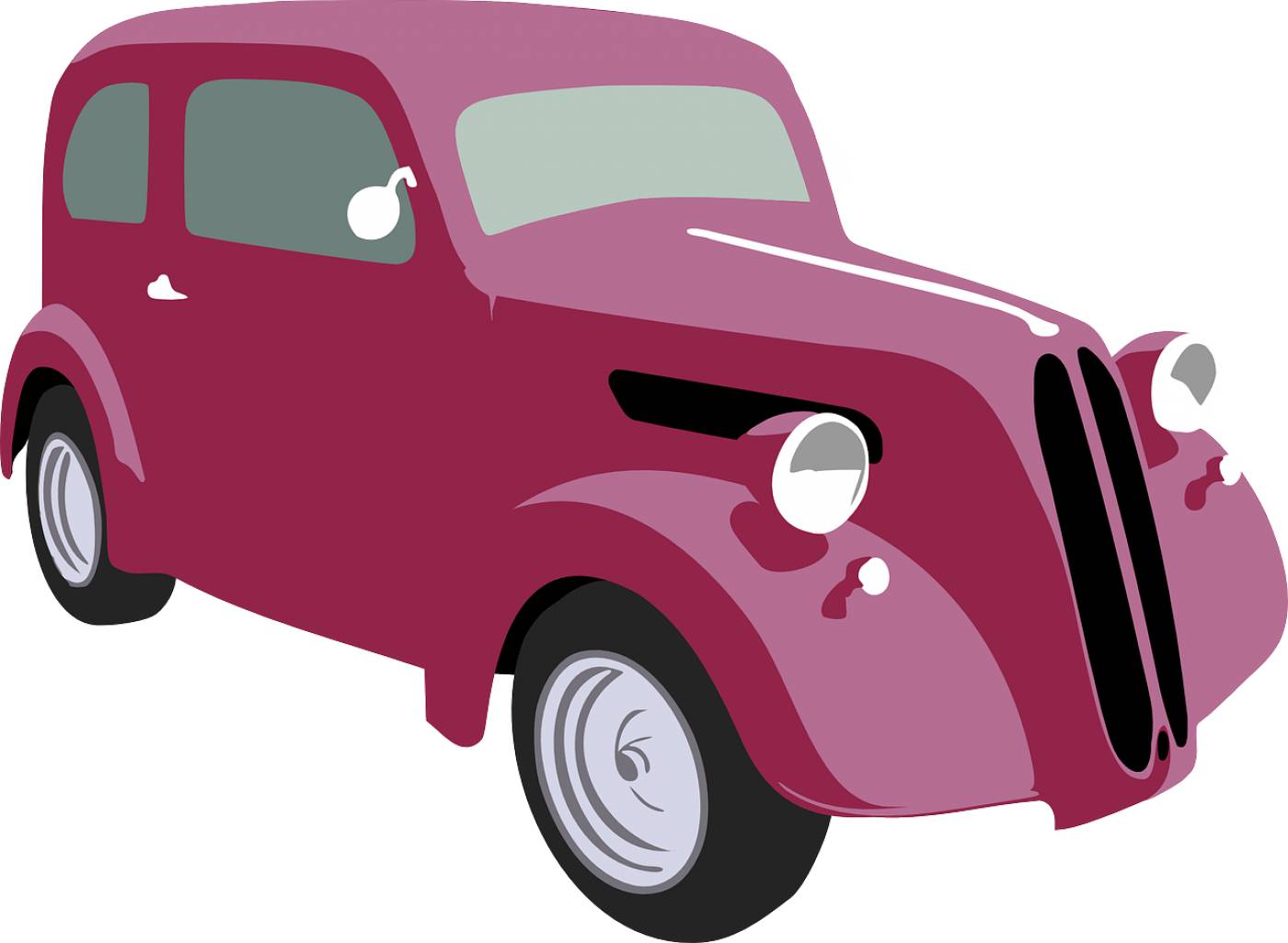 car old red vintage anglia  svg vector