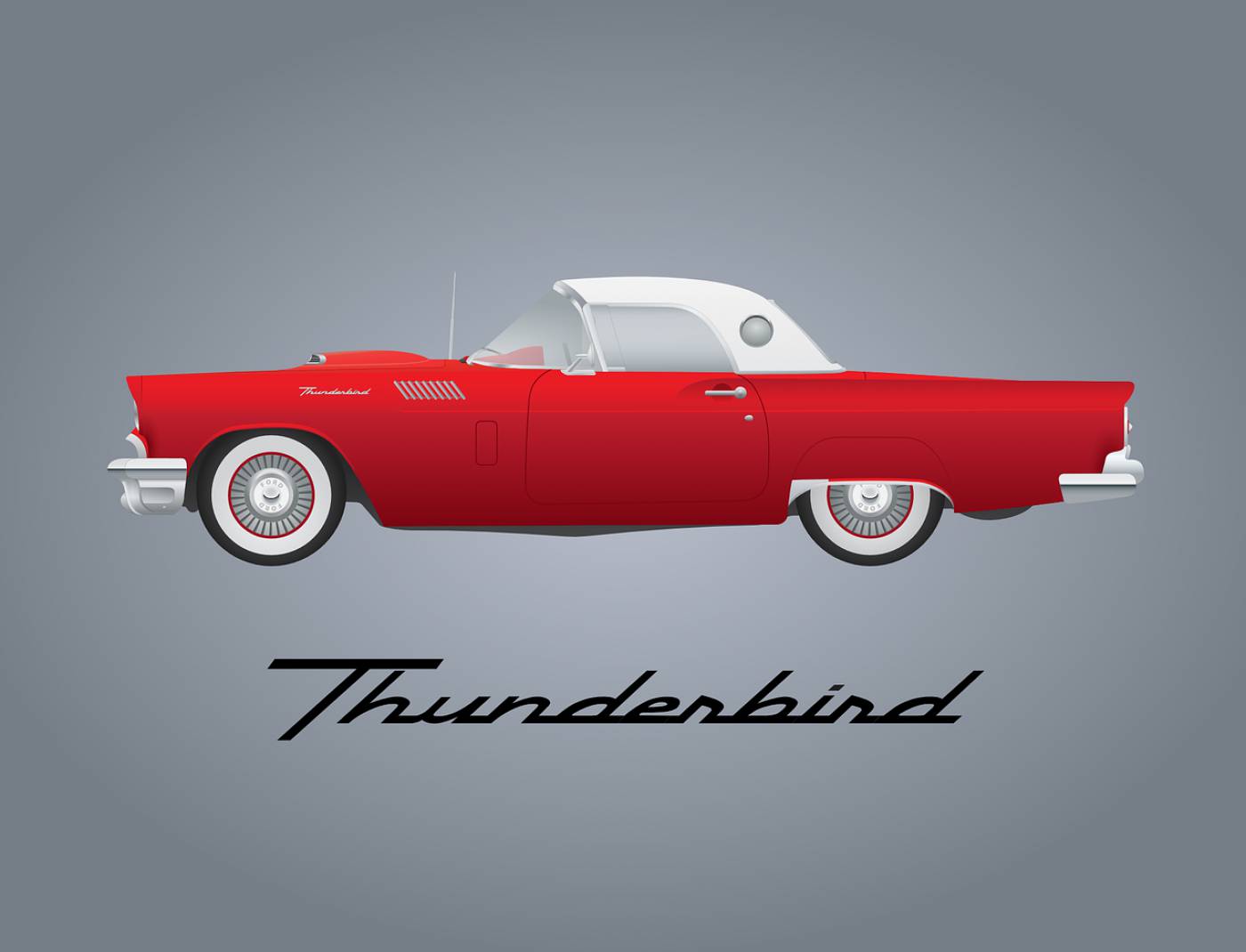 car vintage automobile red ford  svg vector