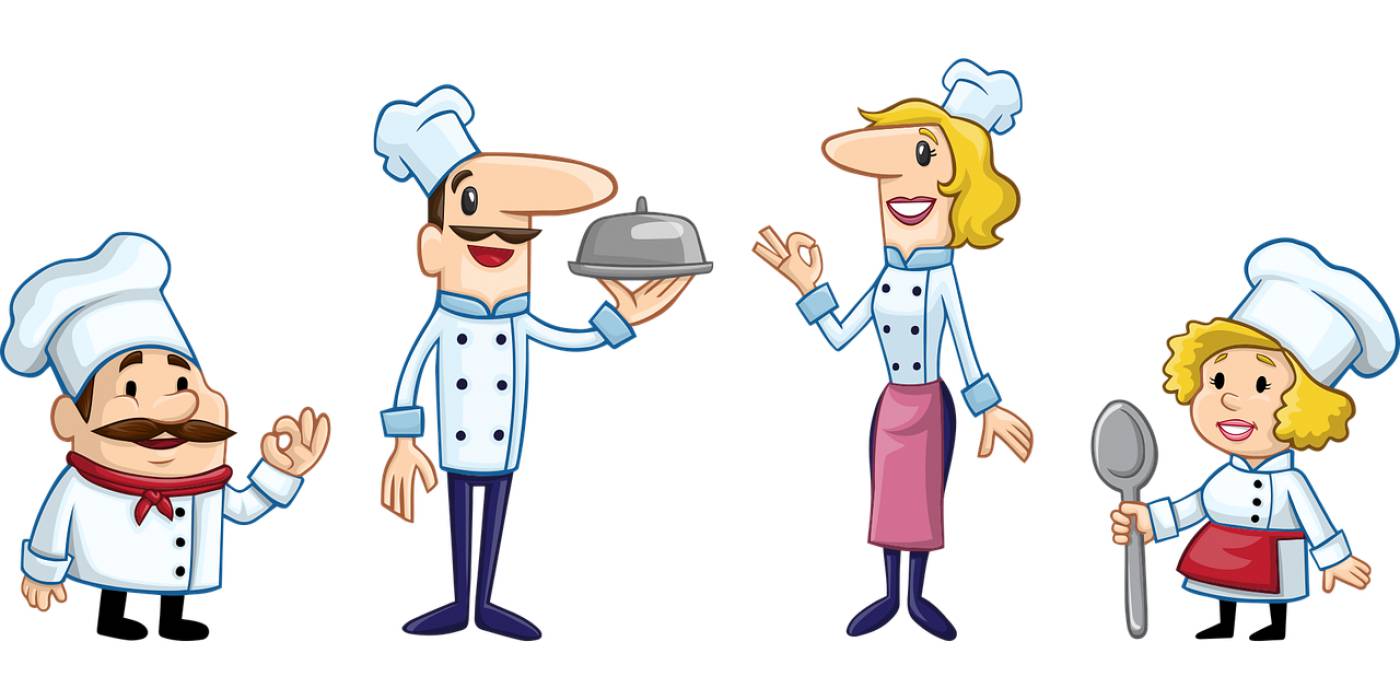 chef character cook gourmet  svg vector