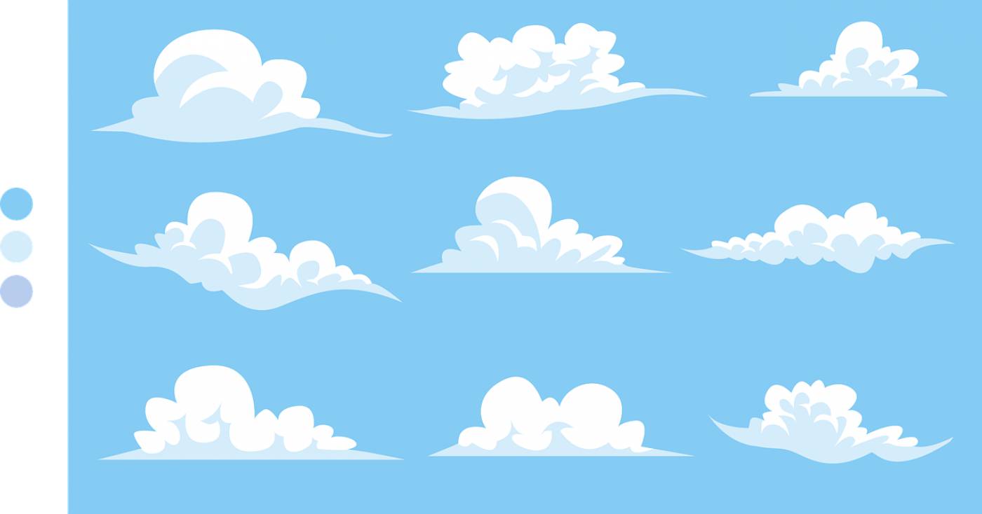 clouds sky cartoon sky  svg vector
