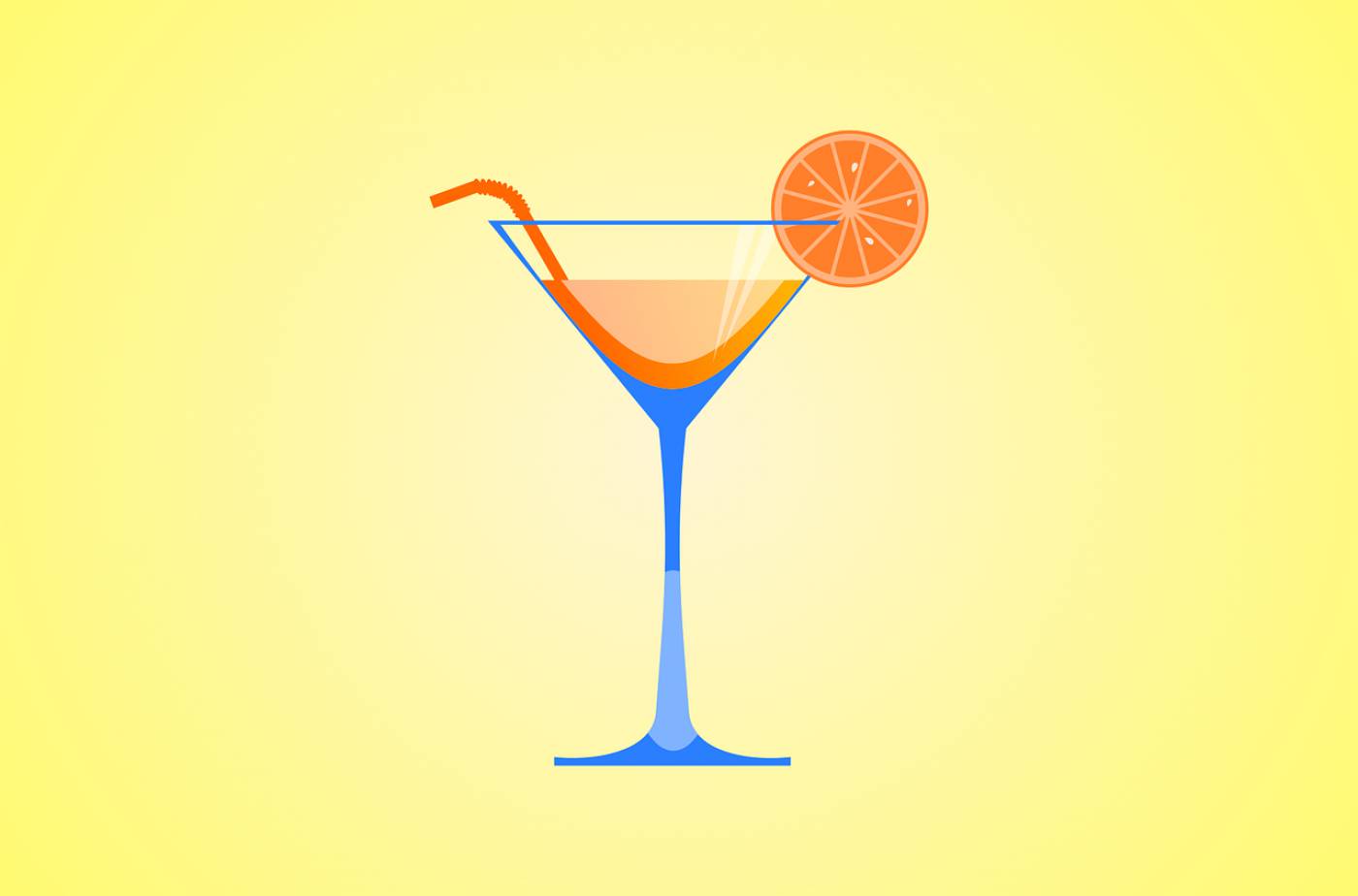 cocktail juice orange drink summer  svg vector