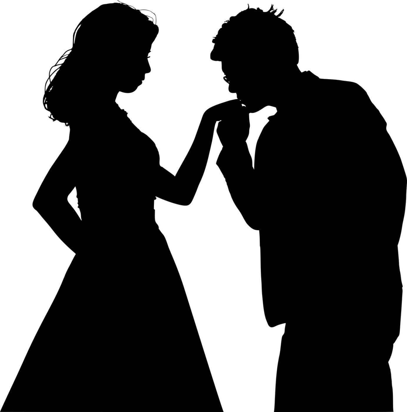couple love romance silhouette  svg vector