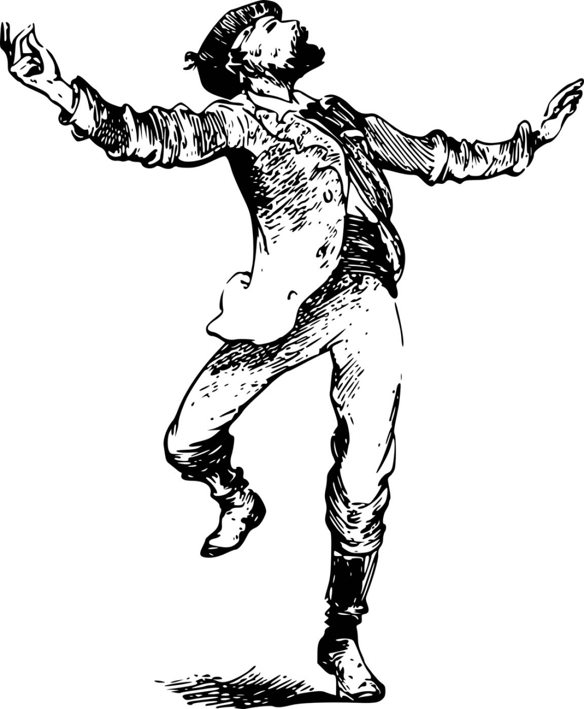 dance dancing man people  svg vector
