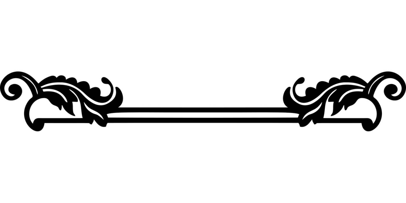 decorative ornamental divider  svg vector