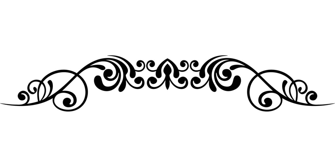 divider flourish abstract  svg vector