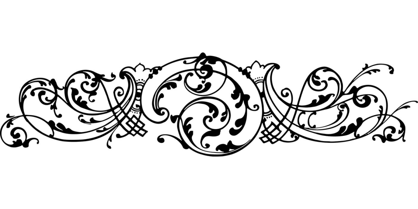 divider flourish decorative  svg vector