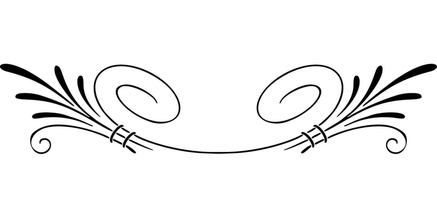 divider separator flourish line art  svg vector