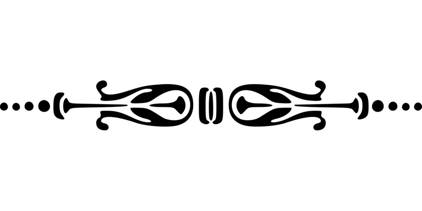 divider separator flourish line art  svg vector