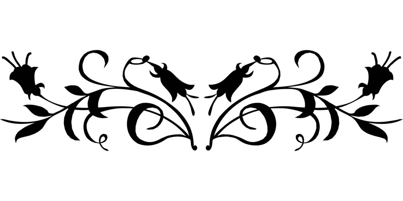 flourish floral decorative  svg vector