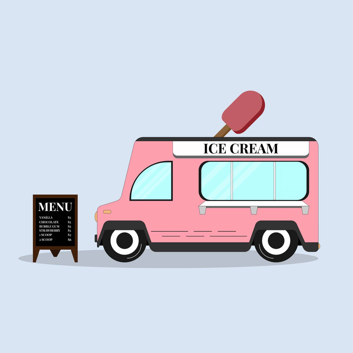 food truck ice cream van truck  svg vector