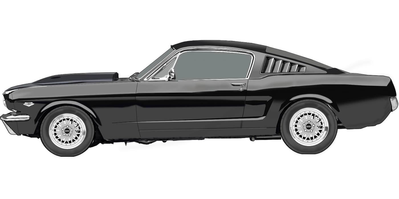 ford mustang car racing car  svg vector