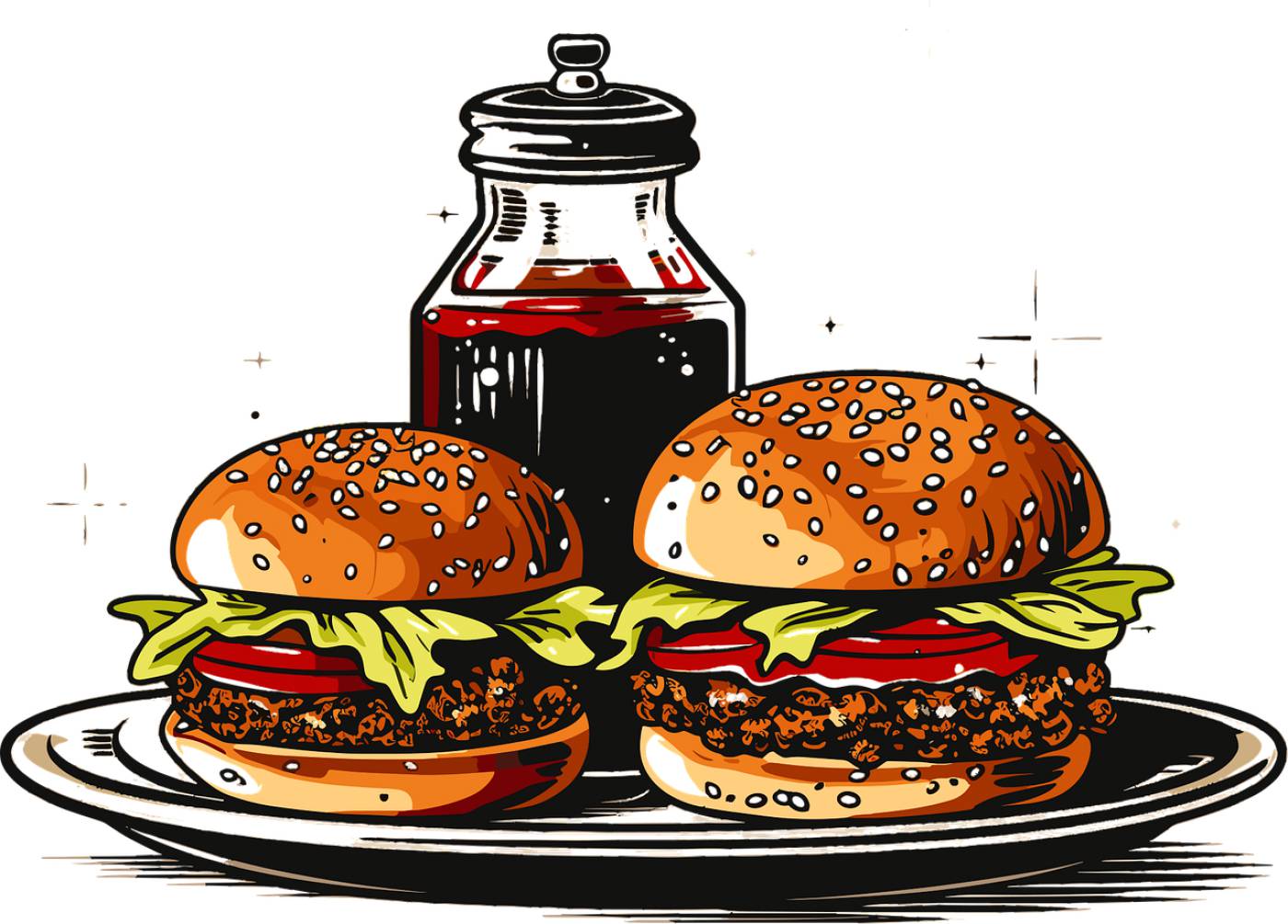 hamburger burger cheeseburger  svg vector