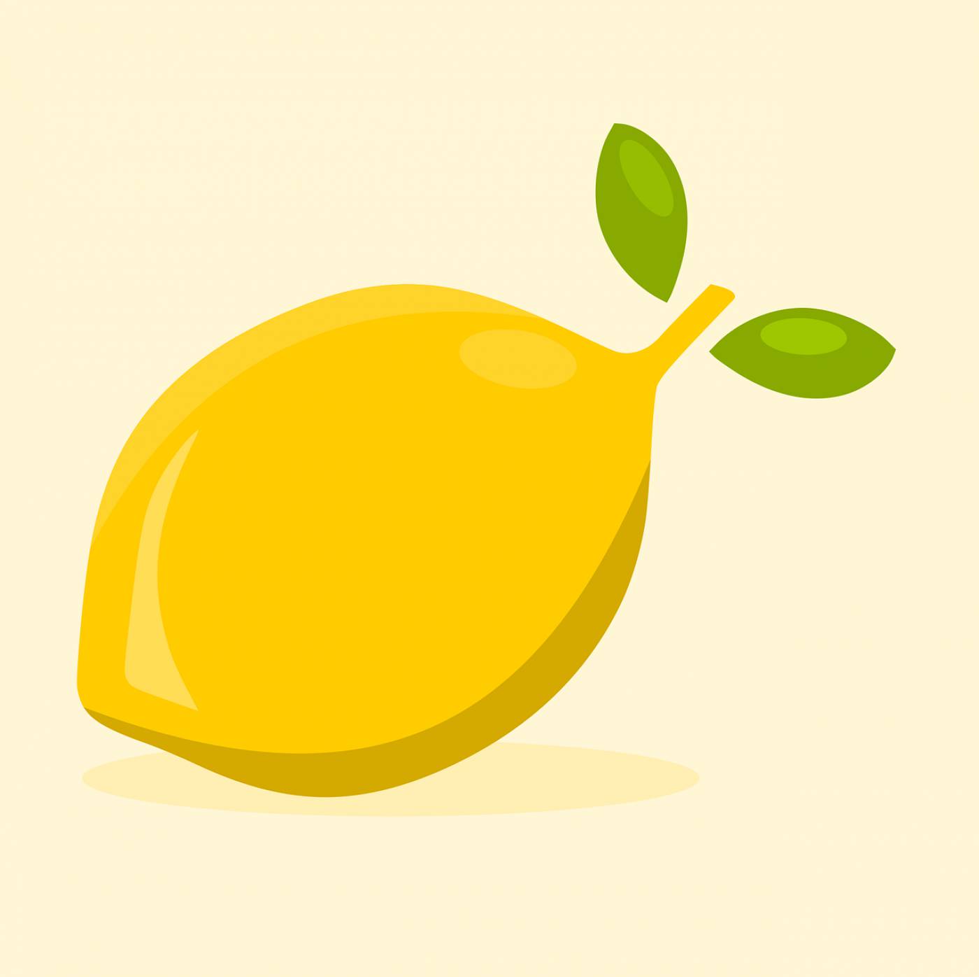 lemon citrus citric fruit yellow  svg vector