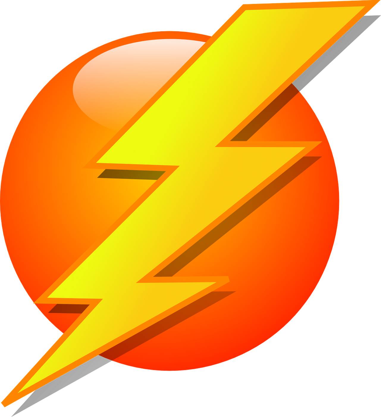 lightening weather strike thunder  svg vector