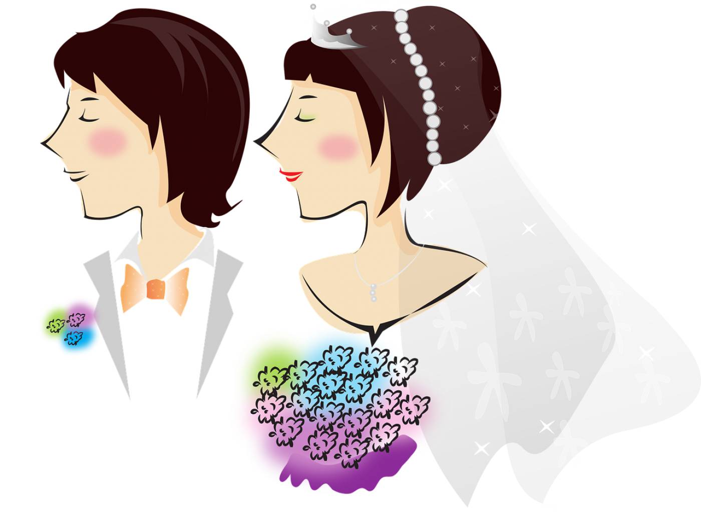 marriage wedding groom priest  svg vector