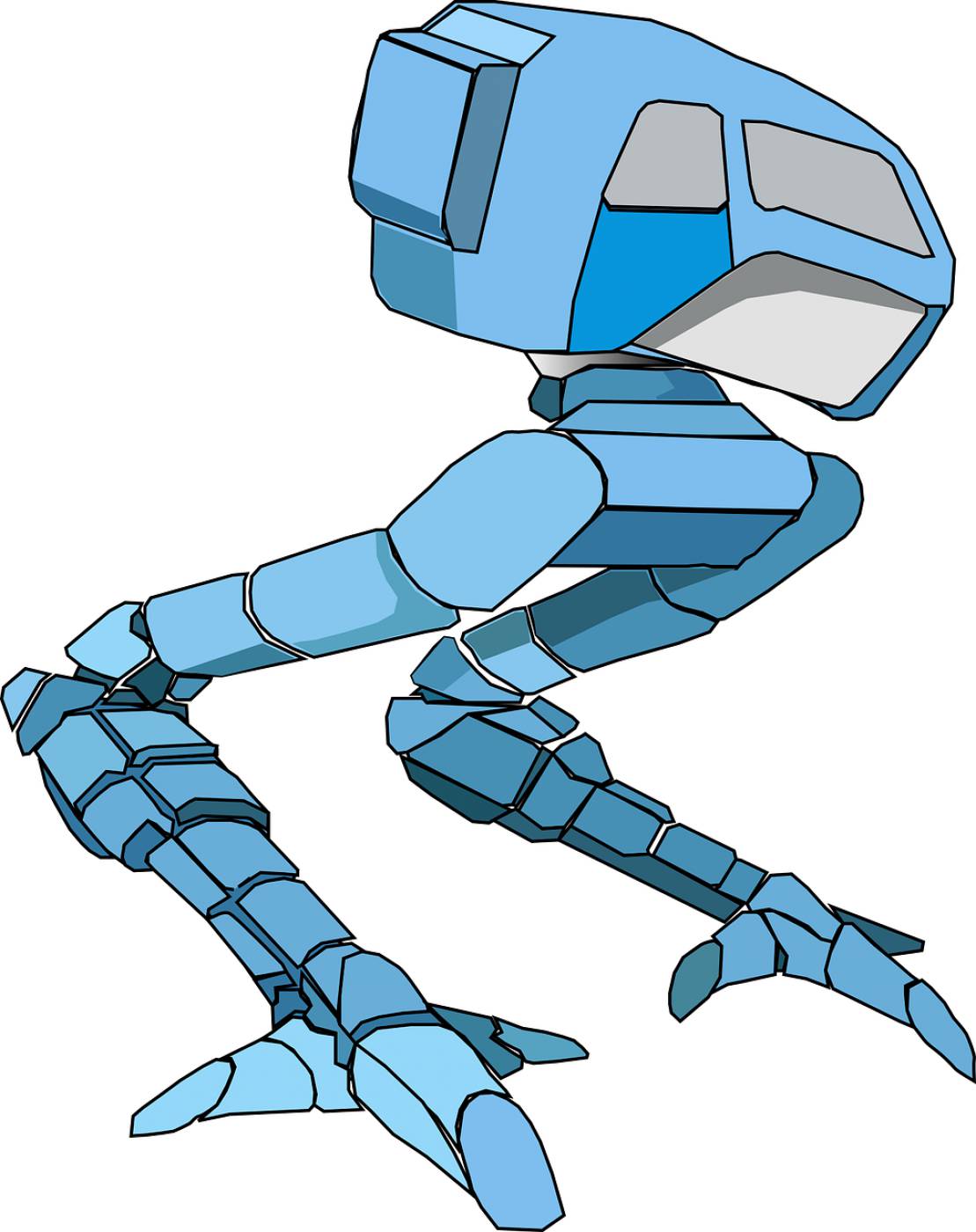 robot machine walker futuristic  svg vector