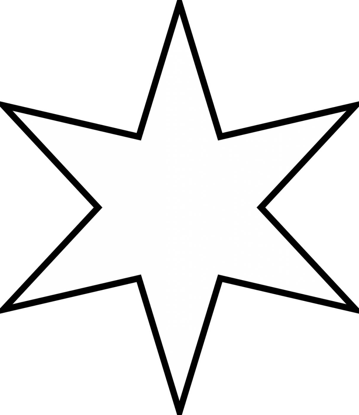 six pointed star moravian star  svg vector
