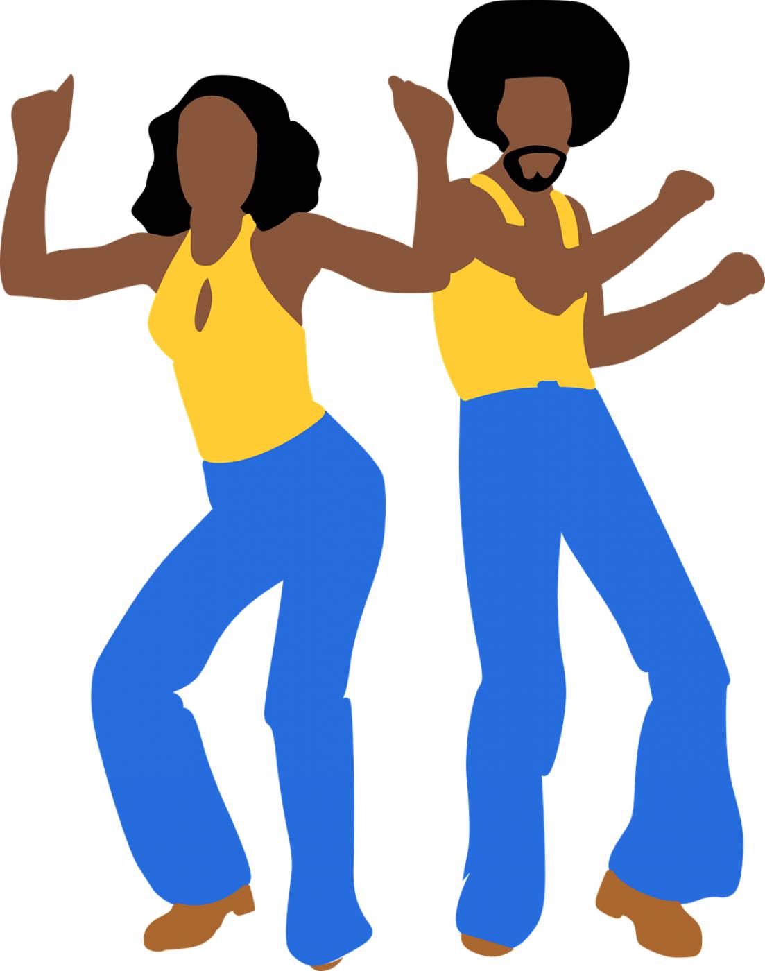 soul dance funky cutout cartoon  svg vector