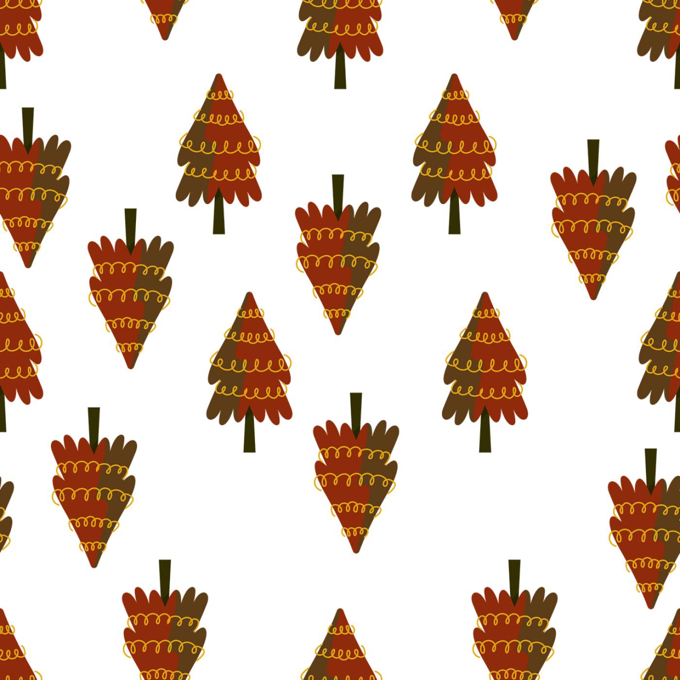 tree leaves christmas pattern  svg vector