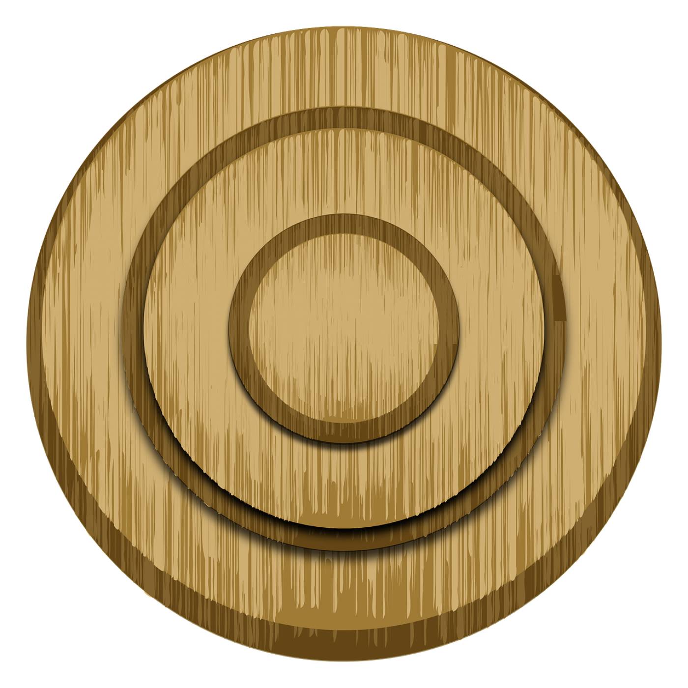 wooden circle target wood geometry  svg vector