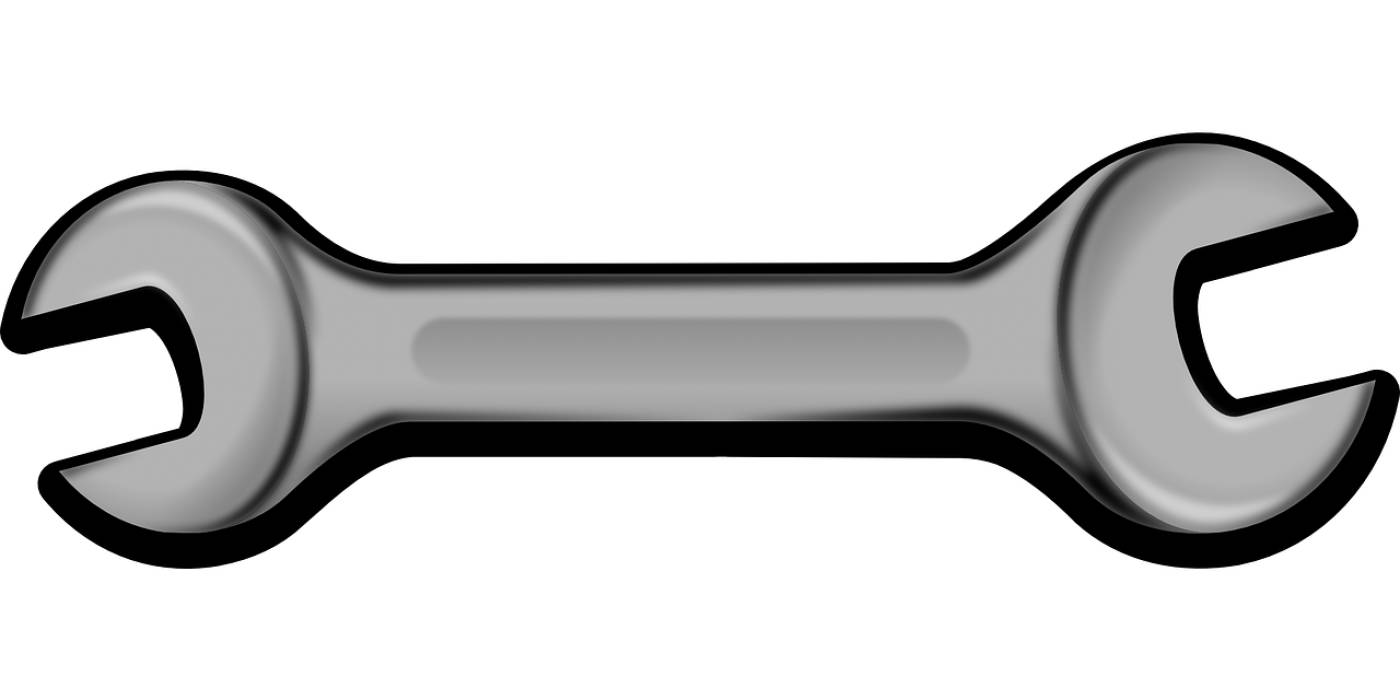 wrench tool steel hardware  svg vector