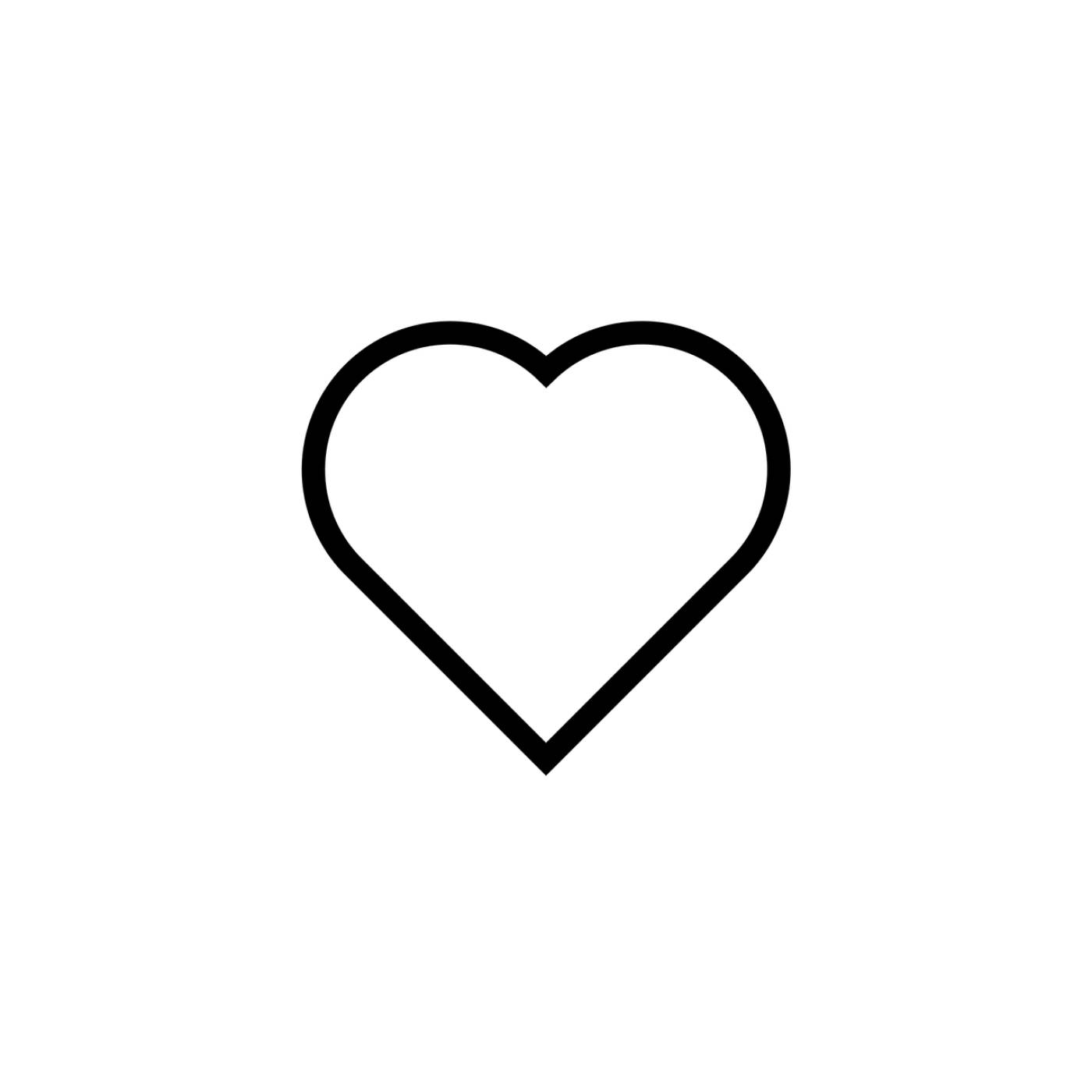 icon heart a heart black love  svg vector