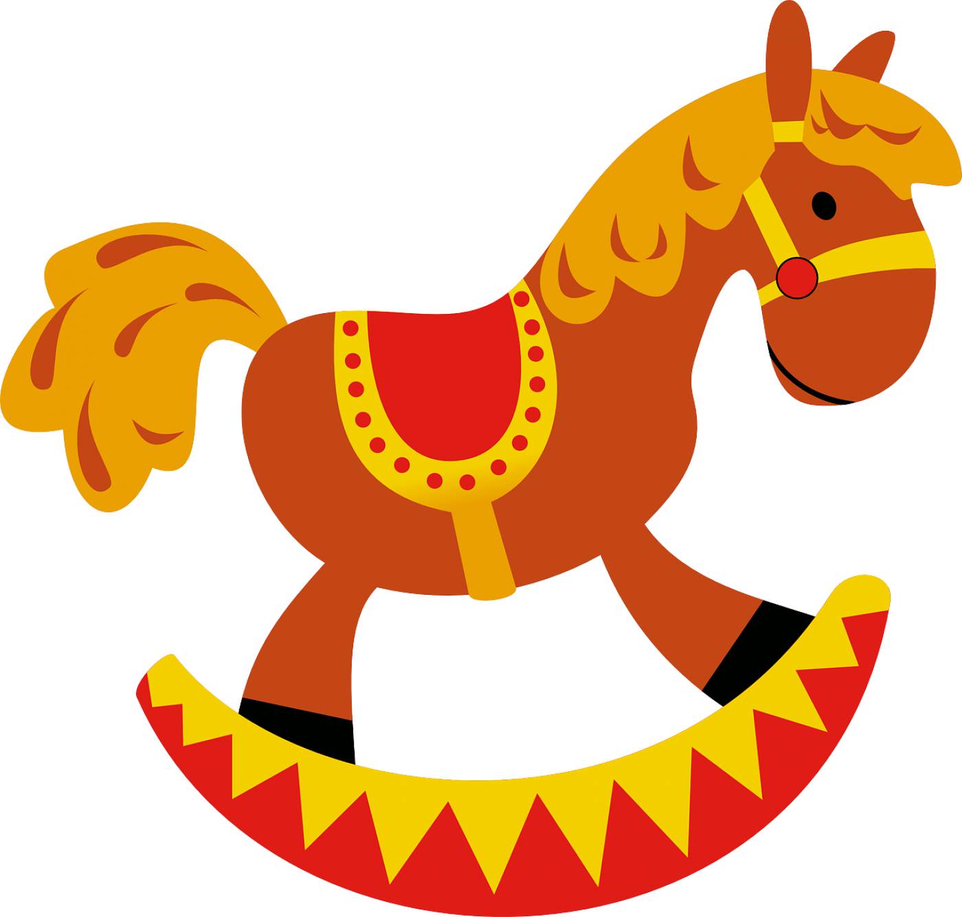 rocker rocking horse horse toy  svg vector