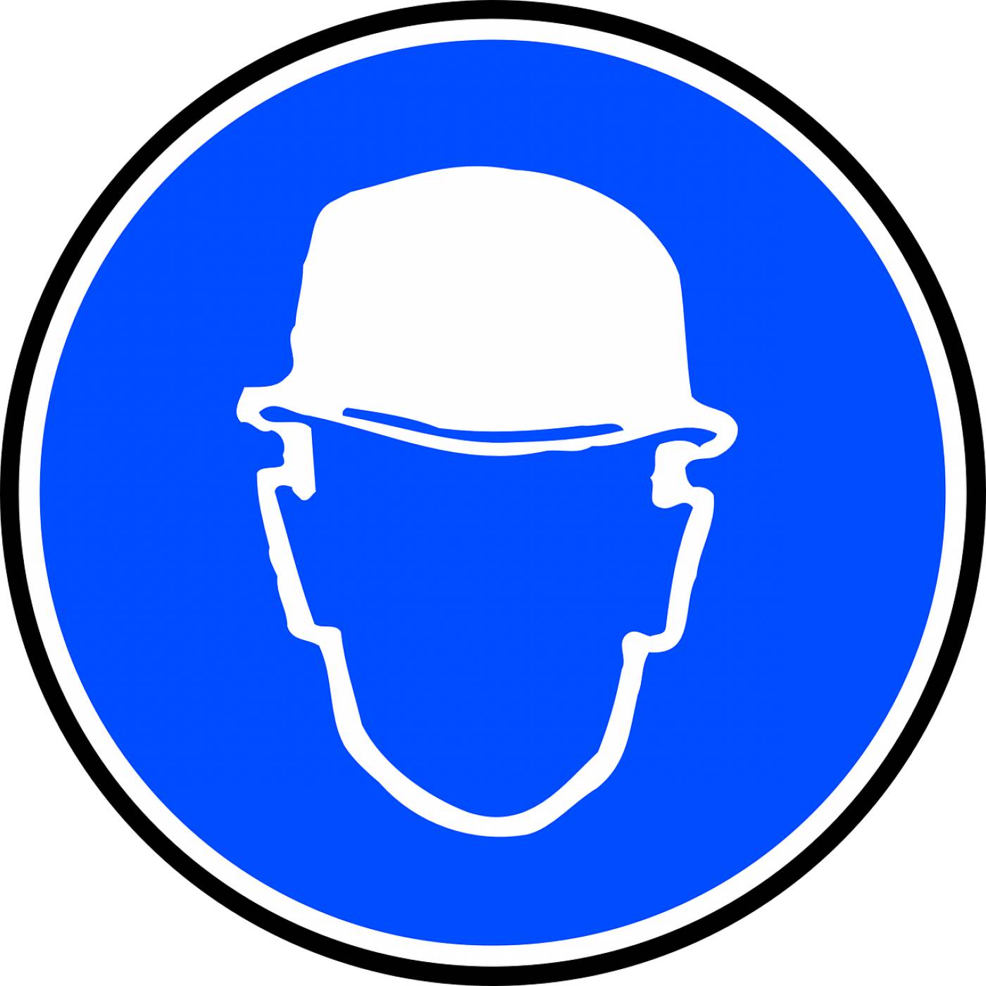 hard hat mandatory signs safety  svg vector
