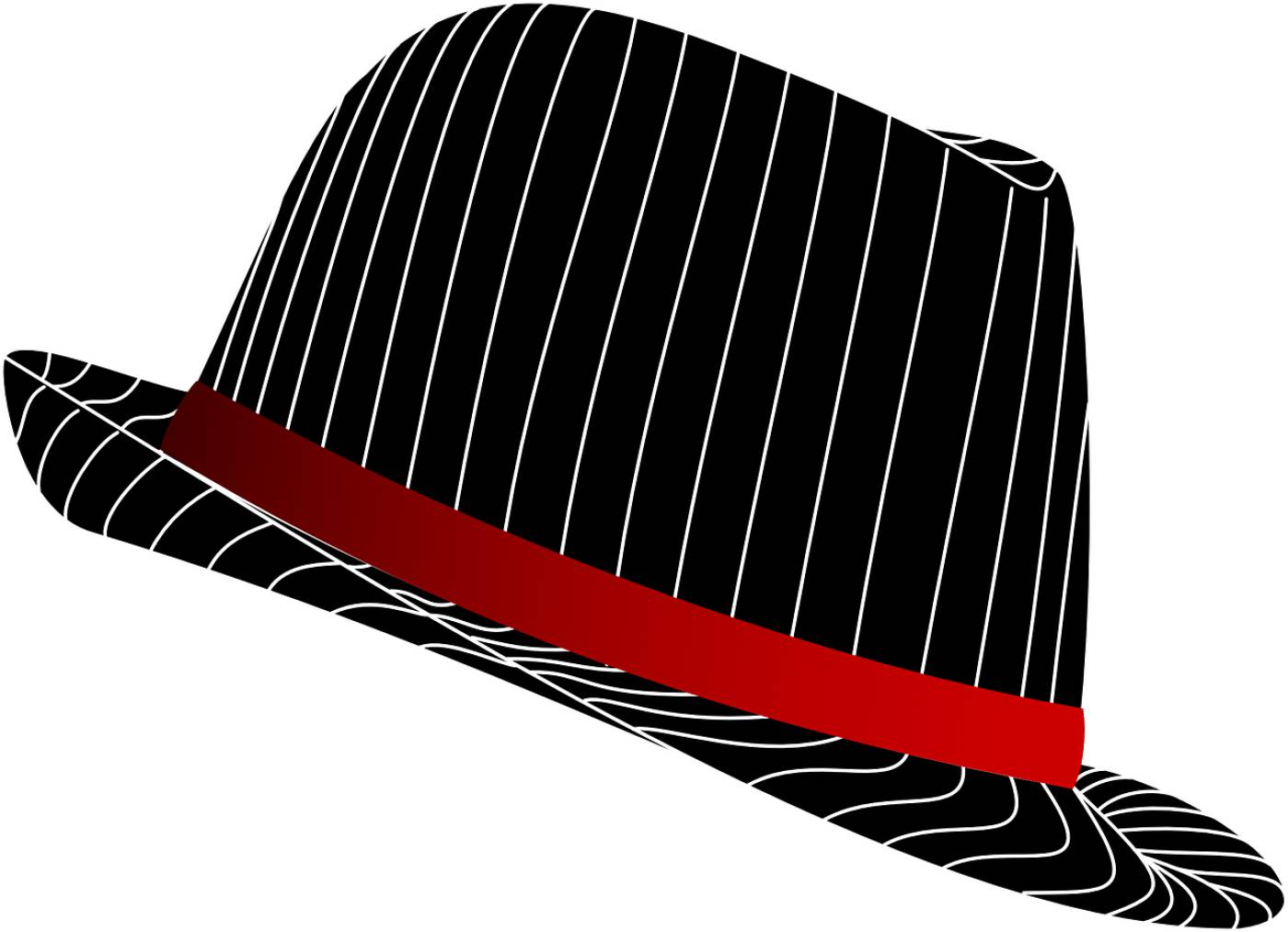 hat clothing fedora elegant  svg vector